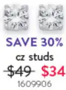 Goldmark Cz studs offer