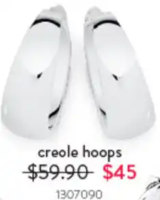 Goldmark Creole hoops offer