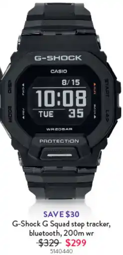 Goldmark G-Shock G Squad step tracker, bluetooth, 200m wr offer