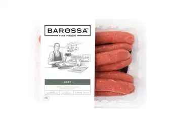 Foodland Angelakis or barossa fine foods sausages 480-500g offer