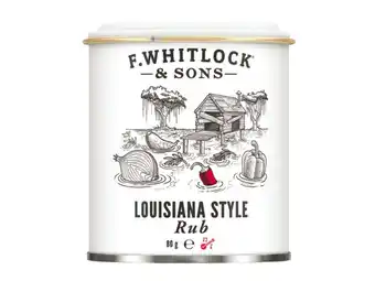 Foodland F. whitlock & sons rub 80g offer