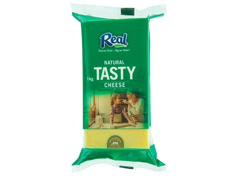 Real dairy block cheese 1kg offer at Foodland