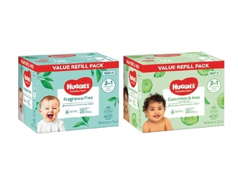 Foodland Huggies baby wipes 400 pack offer