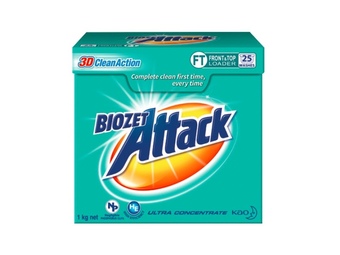 Foodland Biozet attack laundry liquid 1 litre or powder 1kg offer