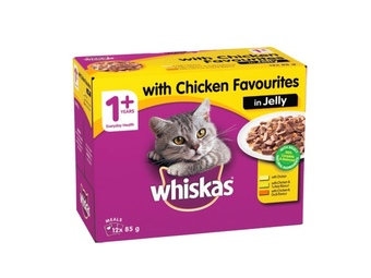 Foodland Whiskas favourites cat food multipack 12 x 85g offer