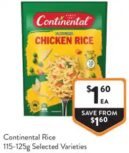 Foodworks Continental Rice offer