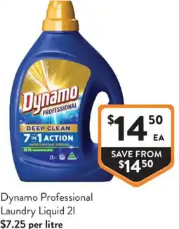 Foodworks Dynamo Professional Laundry Liquid offer