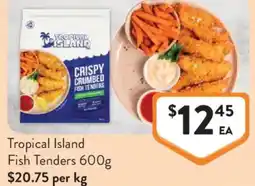 Foodworks Tropical Island Fish Tenders offer