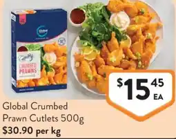 Foodworks Global Crumbed Prawn Cutlets offer
