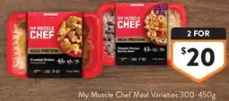 Foodworks My Muscle Chef Meal Varieties offer