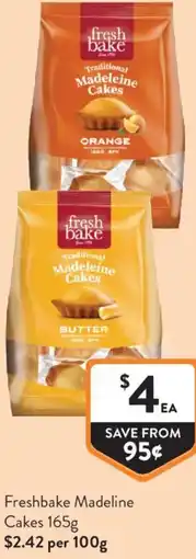 Foodworks Freshbake Madeline Cakes offer
