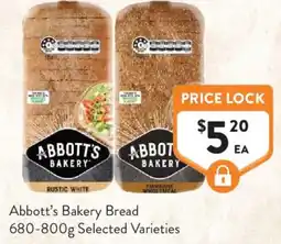 Foodworks Abbott's Bakery Bread offer