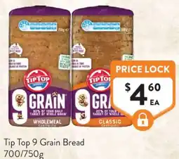 Foodworks Tip Top 9 Grain Bread offer