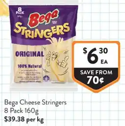 Foodworks Bega Cheese Stringers offer