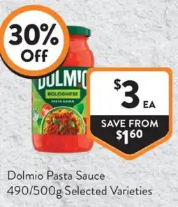 Foodworks Dolmio Pasta Sauce offer