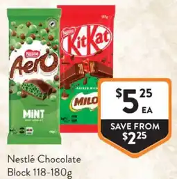 Foodworks Nestlé Chocolate Block offer