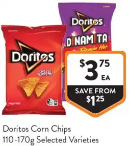 Foodworks Doritos Corn Chips offer