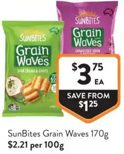 Foodworks SunBites Grain Waves offer