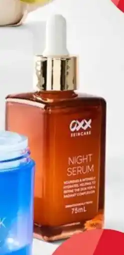 Kmart Oxx skincare night serum offer
