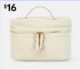 Kmart Oxx cosmetics makeup bag beige offer