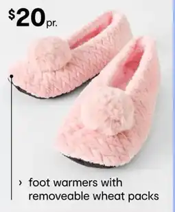 Kmart Oxx essentials heat up feet warmers offer