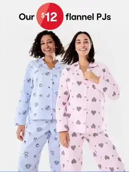 Kmart Cotton Print Flannel Pyjama Set offer