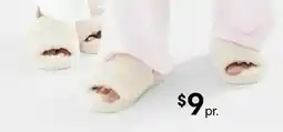 Kmart Eva outsole furry slides offer