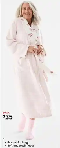 Kmart Reversible Printed Gown offer