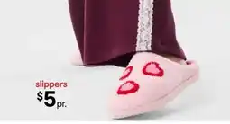 Kmart Boucle Scuffs offer