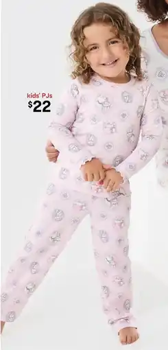 Kmart Aristocat License Rib Pyjama Set offer