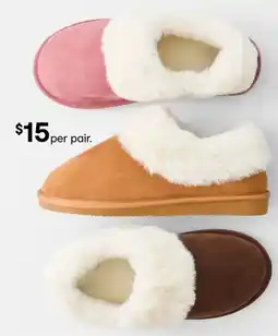 Kmart Elevated Comfort Slippers offer