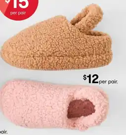 Kmart Boucle Backstrap Clogs offer