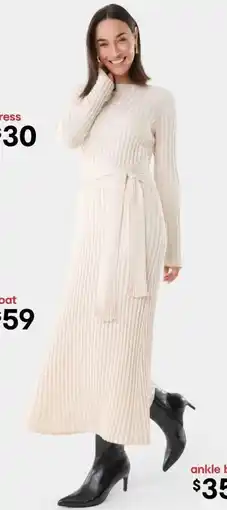 Kmart Long Sleeve Waist Tie Maxi Dress offer