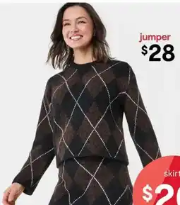 Kmart Argyle Jumper offer