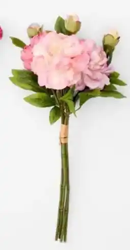 Kmart Artificial Pink Peony Bunch offer