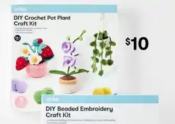 Kmart Diy crochet pot plant craft kit offer