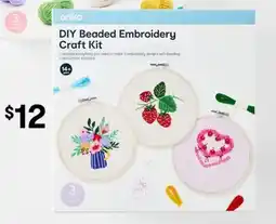 Kmart Diy beaded embroidery craft kit offer