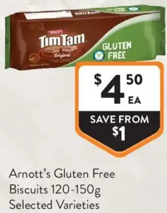 Foodworks Arnott's Gluten Free Biscuits offer