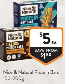 Foodworks Nice & Natural Protein Bars offer