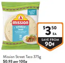 Foodworks Mission Street Taco offer