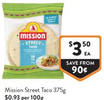 Foodworks Mission Street Taco offer