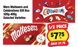 CORNETTS Mars Maltesers and Celebrations Gift Box offer