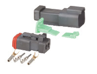 Jaycar Electronics Waterproof Deutsch Connector Set - 2 Way offer