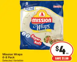 IGA Mission Wraps offer