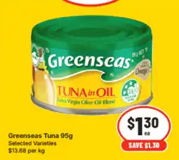 IGA Greenseas Tuna offer