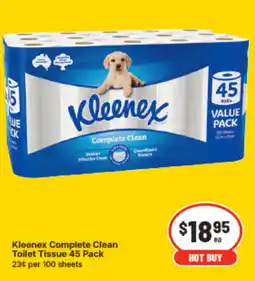 IGA Kleenex Complete Clean Toilet Tissue offer