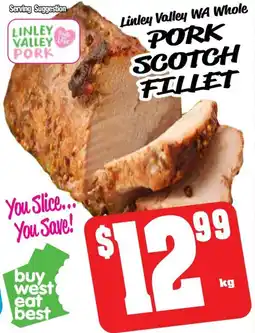 Farmer Jack's Pork scotch fillet offer