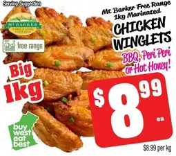 Farmer Jack's Chicken winglets offer