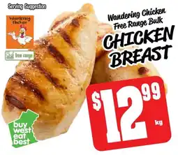 Farmer Jack's Wandering chicken free range bulk chicken breast offer