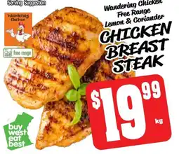 Farmer Jack's Chicken breast steak offer